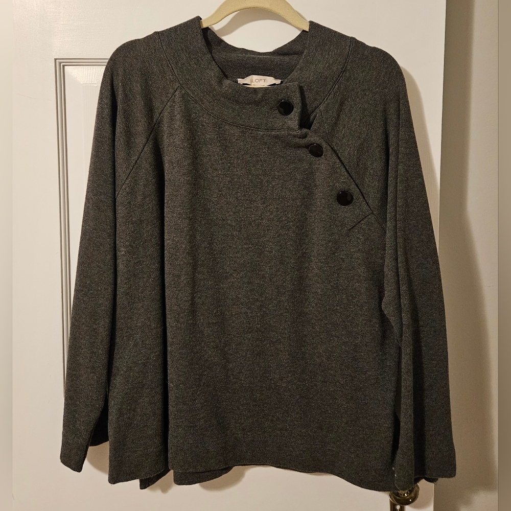 NEW Loft Button-detail pullover